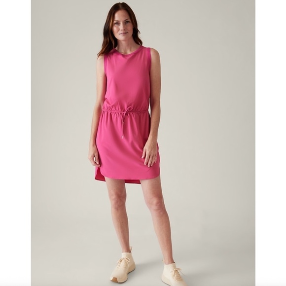 Athleta Rincon Dress, Salvia Pink - Picture 1 of 4